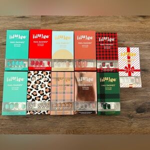 Red Aspen Nail Dash LOT, Partial Boxes, Mani Mix-ups